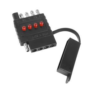 MaxxHaul 5-Way Trailer Wire Circuit Continuity Tester - 2 Pack, Black