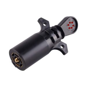 MAXXHAUL 50155 7-Way Blade Trailer Wiring Tester, Black