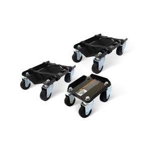 MaxxHaul 50859 Snowmobile Moving Dolly Set, 1500lbs Load Capacity V-Slide Anti-Slip Rubber Pads Straps Firmly Attaching on Skis