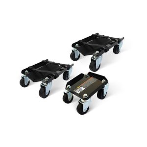 MaxxHaul 50906 Snowmobile Moving Dolly Set, 1500lbs Load Capacity V-Slide Anti-Slip Rubber Pads Straps Firmly Attaching on Skis