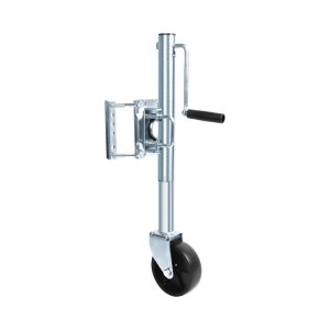MaxxHaul 50960 10" Lift Swing Back Trailer Jack with Single Wheel - 1000 lbs. Capacity