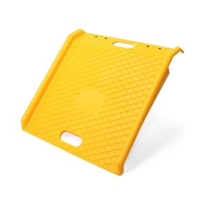 MaxxHaul 50962 Heavy Duty Curb Ramp Portable Poly Threshold Loading Ramp - with 1000lbs Weight Capacity for Furniture Dolly Hand Truck Moving Cart