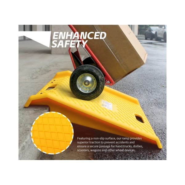 MaxxHaul 50962 Heavy Duty Curb Ramp Portable Poly Threshold Loading ...
