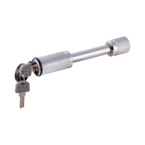 MaxxHaul 70050 Trailer Hitch Lock - Heavy Duty 5/8"- Hitch Locking Receiver Pin With 2 Keys, Chrome