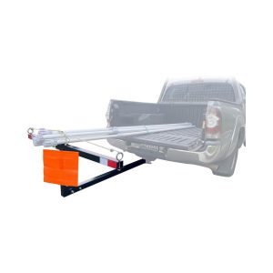 MaxxHaul 70229 Truck Bed Extender – 350 lb Capacity for Ladders, Canoes, Kayaks, Lumber, and Pipes – Black (53.2" x 17.2" x 2.5")